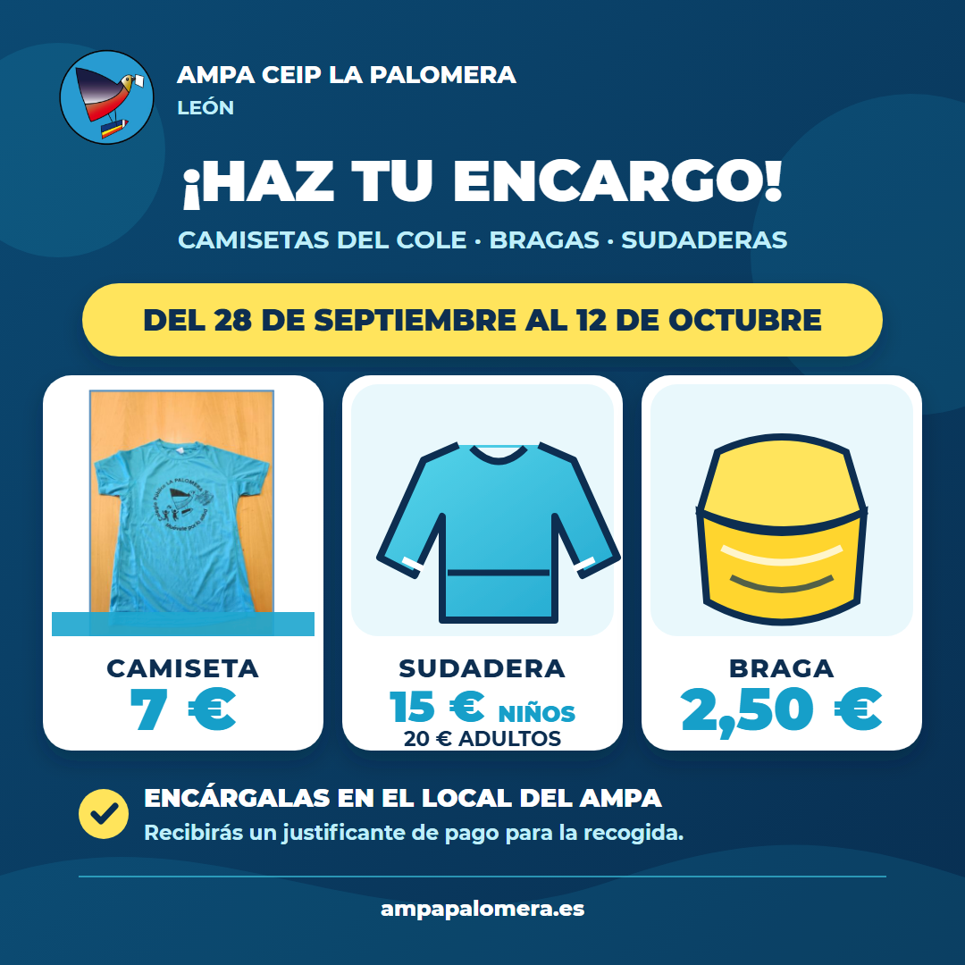 CAMISETAS DE LA AMPA
