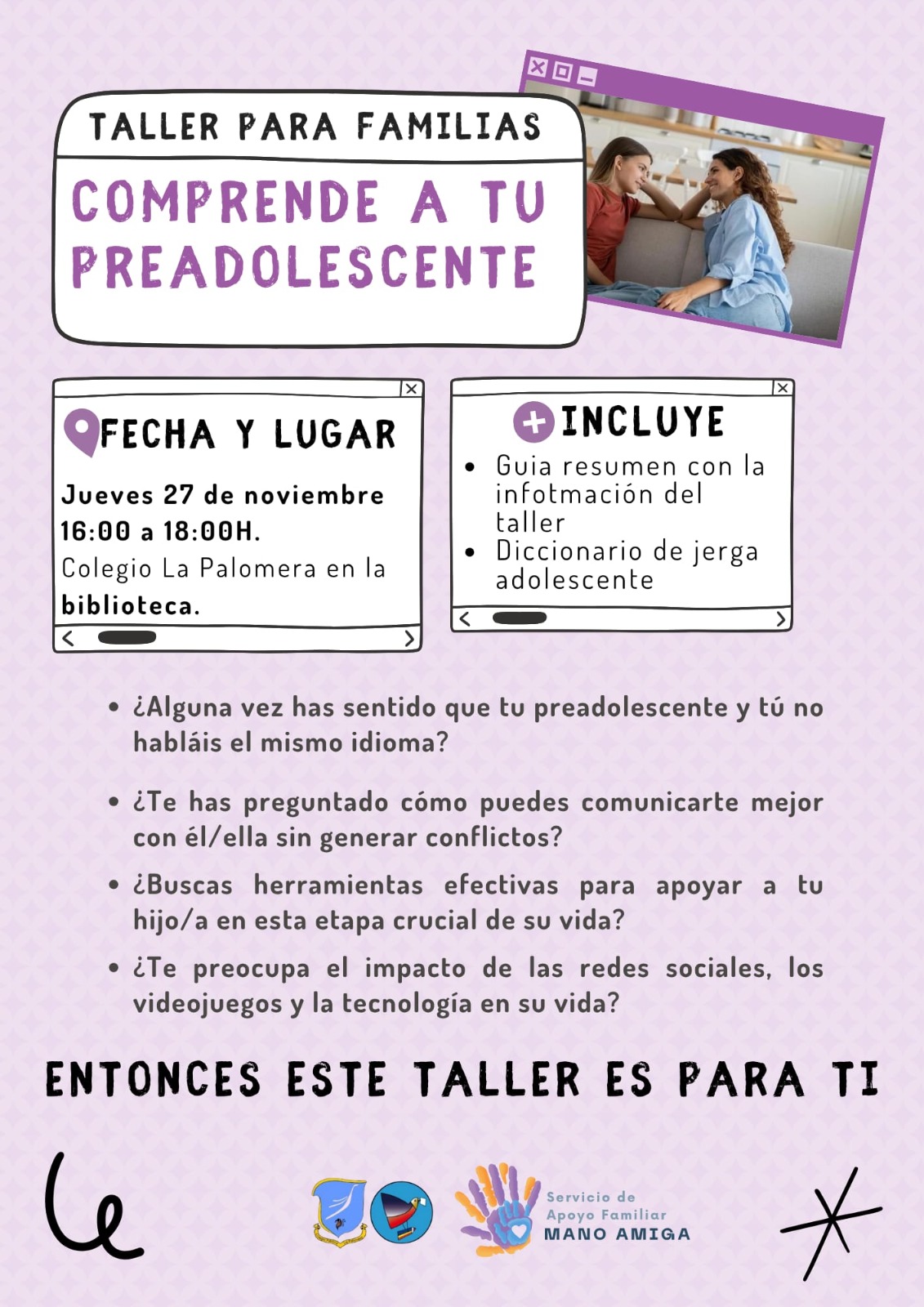 TALLER PREADOLESCENCIA
